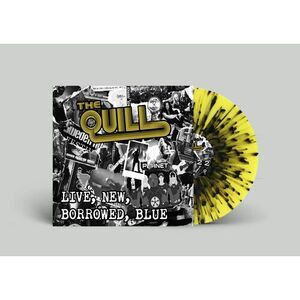Live New Borrowed Blue - Black Yellow Splatter